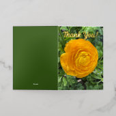 Dank je! folie wenskaart (Buiten Laag)