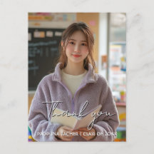 Dank je foto afstudeertraditie 2 ansichtkaart