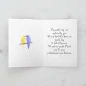 Dank Je Fotograaf Huwelijk Bedankkaart (Binnen)