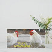 Dank je, fotokaart bedankkaart (Staand voorkant)