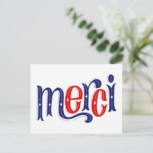 Dank je, Frans dank je  Briefkaart (Staand voorkant)