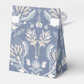 Dank je, French Damask Blauw Bedankdoosjes (Achterkant)