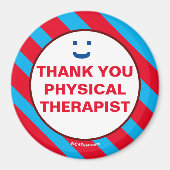 DANK JE FYSIEKE THERAPIST Smile Magnet (Voorkant)