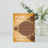 Dank je geduldige wilde kat Brown Dierenverzorger Briefkaart (Staand voorkant)