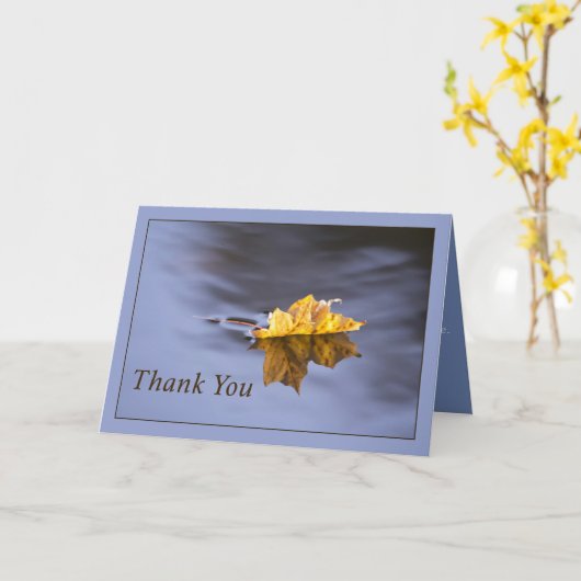 Dank je gele leder die drijft in de Kaart van het  (Gele Bloem)