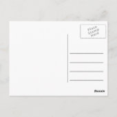 Dank je, gele maisiebloemen briefkaart (Achterkant)