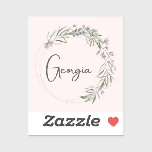 Dank je, Georgia Sticker (Vel)