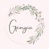 Dank je, Georgia Sticker (Voorkant)
