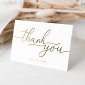 Dank je gevouwen folie kaarten