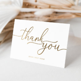 Dank je gevouwen folie kaarten