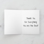 ***** DANK JE ***** GEWELDIGE VRIENDEN BEDANKKAART (Binnen)