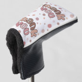 Dank je  golfheadcover (3/4 voorkant)