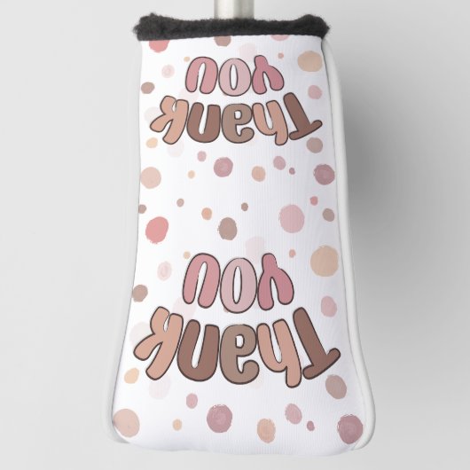 Dank je  golfheadcover (Draai 90)