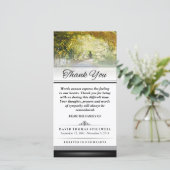 Dank Je Gouden Herfst Bomen Woorden Kunnen Niet Ui Bedankkaart (Staand voorkant)