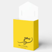 Dank je gouden kleine tentdozen voor speciale gesc bedankdoosjes (Geopend)