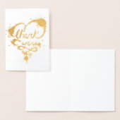 dank je gouden lampen folie kaarten (Display)