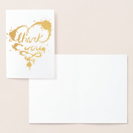 dank je gouden lampen folie kaarten (Display)