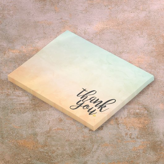 Dank Je Gouden Liefdeshart Waterverf Post-it® Notes