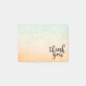 Dank Je Gouden Liefdeshart Waterverf Post-it® Notes (Voorkant)