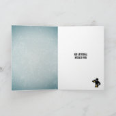 Dank je - Grappig bierglas voor mannen om te bedan Kaart (Binnen)