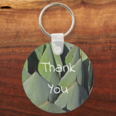 Dank je Green Agave Southwest Appreciation Sleutelhanger (Voorkant)