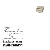 Dank je hart cute mini rubberstempel (Gestempeld)