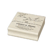 Dank je hart rubberstempel (Stempel)