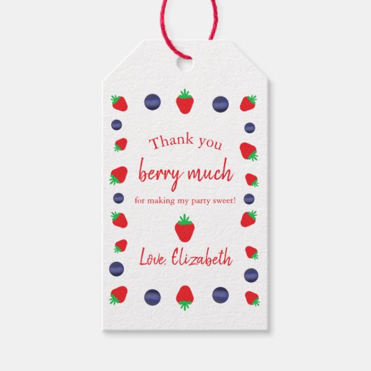 Dank Je Hartelijk Dank Je Cadeaulabel (Voorkant)