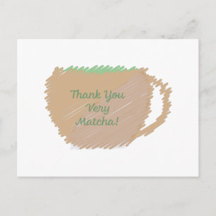 Dank Je Hartelijk Matcha Briefkaart