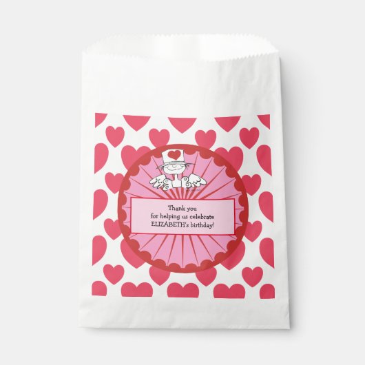 Dank je "Hartfee"© Zakje voor feestgunsten (Voorkant)