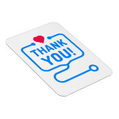 Dank je | Hartstethoscoop Magneet (Rechterzijde)