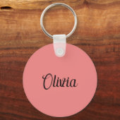 “Dank Je HEER JEZUS Dat Je Me Gered Hebt!” Roze Sleutelhanger (Achterkant)