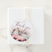 Dank je herfstpompoenen bedankjes labels (In situ)