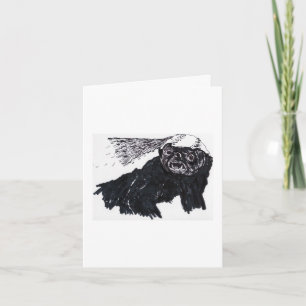 Dank je, Honey Badger Bedankkaart