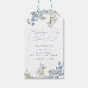 Dank je iets blauw voordat ik Vrijgezellenfeest Cadeaulabel