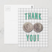 dank je ivf in vitro bevruchting embryo's briefkaart (Voorkant / Achterkant)