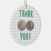 dank je ivf in vitro bevruchting embryo's keramisch ornament (Rechts)