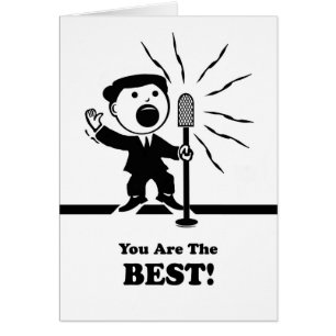 Dank je, je bent het beste! Retro Announcer