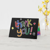 Dank je, je hebt mijn dag gemaakt! kaart (Gele Bloem)