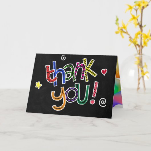 Dank je, je hebt mijn dag goed gemaakt! kaart (Gele Bloem)