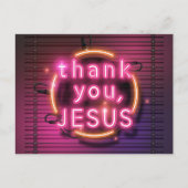 Dank je Jezus! Briefkaart (Voorkant)