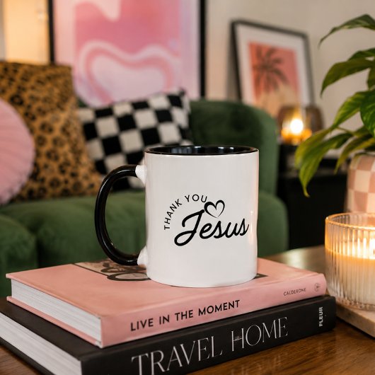 'Dank Je Jezus' Dagelijkse Gebedstijd Stille Tijd Mok
