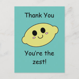Dank je- Jij bent de Zest Briefkaart