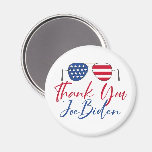 Dank je Joe Biden herdenking Magneet (Voorkant / Achterkant)