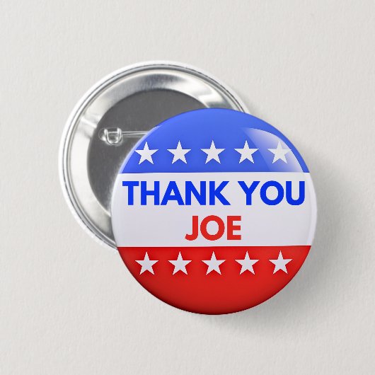 Dank je Joe Biden Ronde Button 5,7 Cm (Voorkant /achterkant)