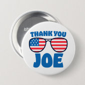 Dank je Joe Patriotic Aviators Ronde Button 7,6 Cm (Voorkant /achterkant)