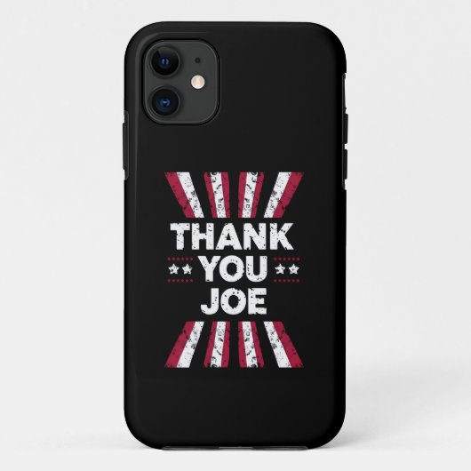 Dank je Joe president Biden Case-Mate iPhone Case (Achterkant)
