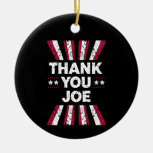 Dank je Joe president Biden Keramisch Ornament