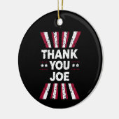Dank je Joe president Biden Keramisch Ornament (Links)