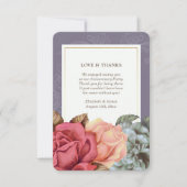 Dank je Jubileum platte Kaarten (Voorkant)